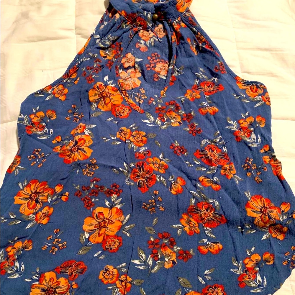 Multi Colored Flower Top